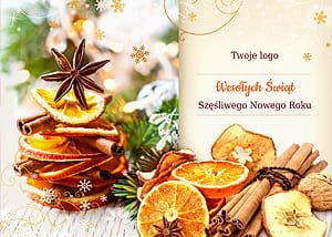 Kartka Boże Narodzenie  -A6 poziom- wzór 40