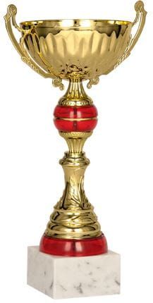  Puchar 7057E wys.26cm złoto-czerwony