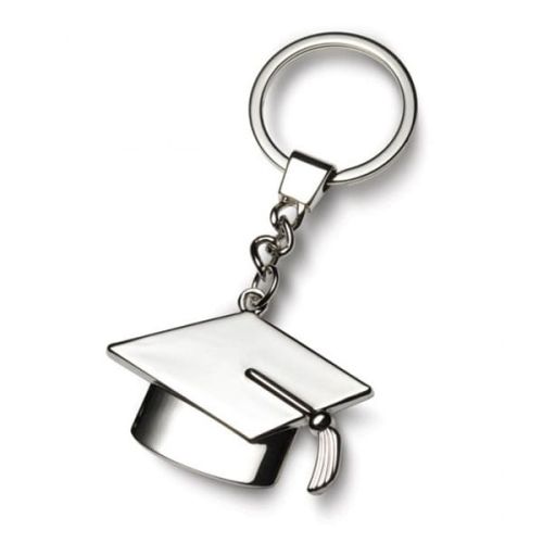 Czapka studencka - biret, brelok metalowy