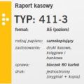 Raport kasowy A5 411-3