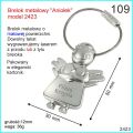  Brelok metalowy "Aniołek" 2423 mat - przykładowy grawer