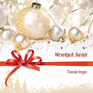 Kartka Boże Narodzenie - perła - wzór 49