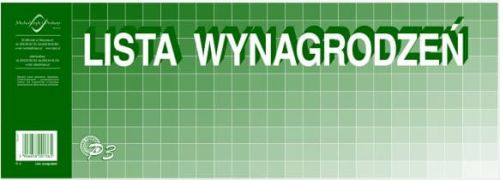 Lista wynagrodzeń 1/2A3 P3