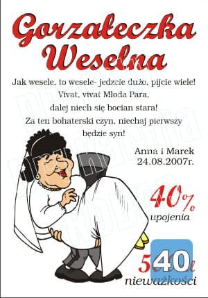 Etykieta wzór 40