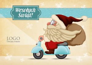 Kartka Boże Narodzenie  -A6 poziom- wzór 25