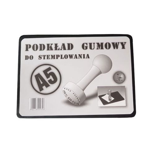 Podkład gumowy A5 do stemplowania