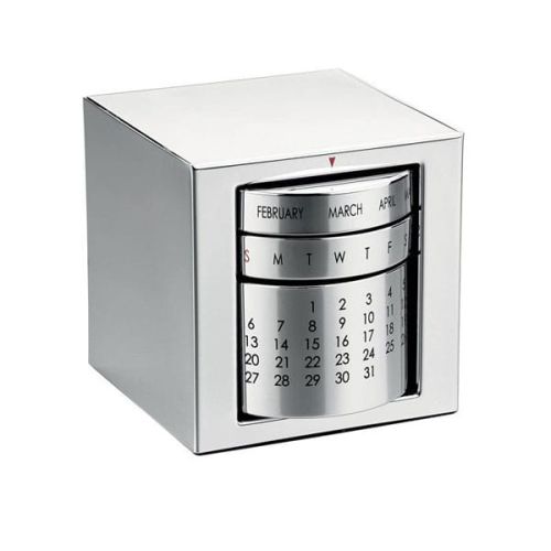 Kalendarz biurkowy powlekany srebrem