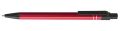 Długopis IVO czerwony, wkład niebieski