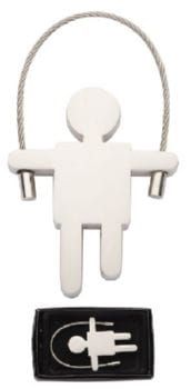  Brelok metal "Chłopiec na skakance"