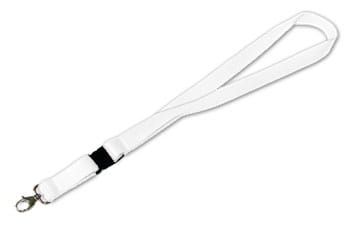 Smycz biała do nadruku