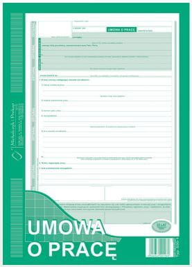 Umowa o pracę A4 500-1