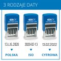 Mini datowniki - trzy formaty daty, Colop S120