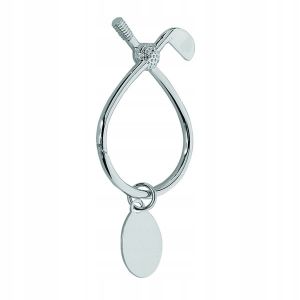 Brelok Kij golfowy 136 powlekany srebrem