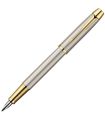 Pióro Parker brushed szczotkowane srebrne ze złotymi końcówkami