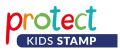 Logo Protect kids stamp