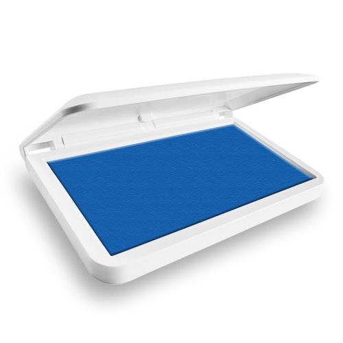 Poduszka do pieczątek niebieska, chabrowa