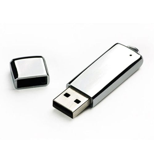 Pendrive 8GB chromowany + smycz