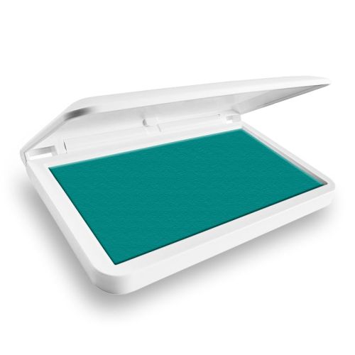 Poduszka do pieczątek w kolorze zielonym morskim