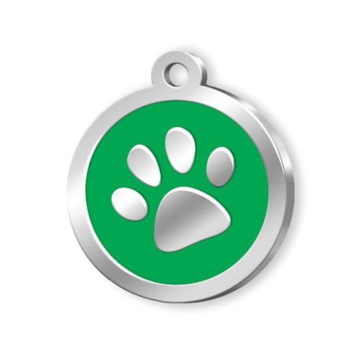 Identyfikator zielony łapka