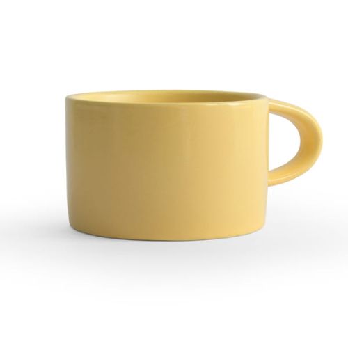 Filiżanka ceramiczna żółta