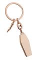 Brelok trumna w kolorze różowego złota , tył breloka, na tej stronie możemy zrobić grawer.