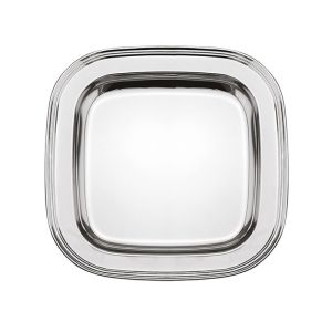 Patera 282 pokryta srebrem 195x195mm
