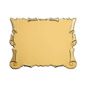 Tabliczka 24593 złota 200x150mm z nadrukiem