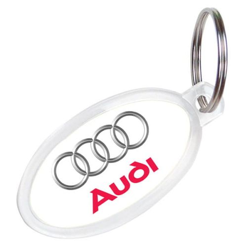 Brelok akrylowy 23x45mm 2-częściowy owalny