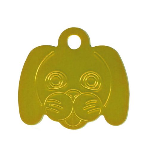 Identyfikator pies - złoty