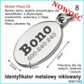Identyfikator grawerowany dla psa - Piast 09