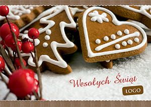 Kartka Boże Narodzenie  -A6 poziom- wzór 31