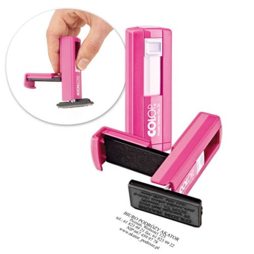 Pieczątka kieszonkowa Colop Pocket Stamp Plus 30 różowa
