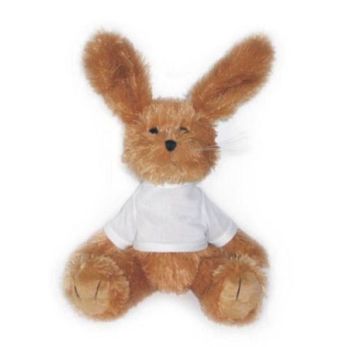 Królik z minikoszulką do nadruku