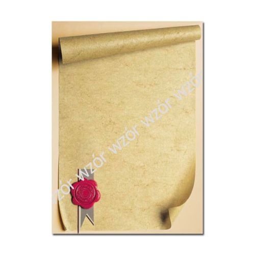 Barwne arkusze "Dyplom Pieczęć" A4 250g