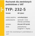 Rachunek A6 232-5