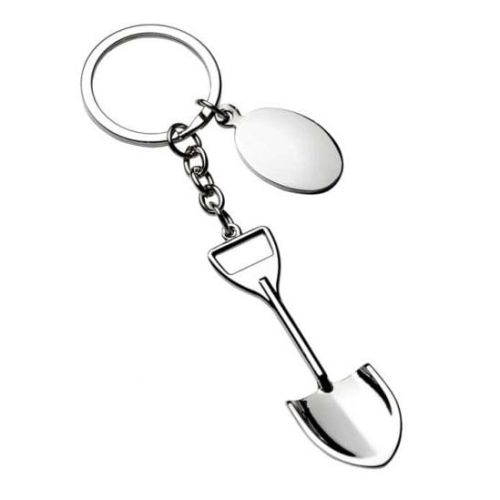 Brelok metalowy łopata 7573